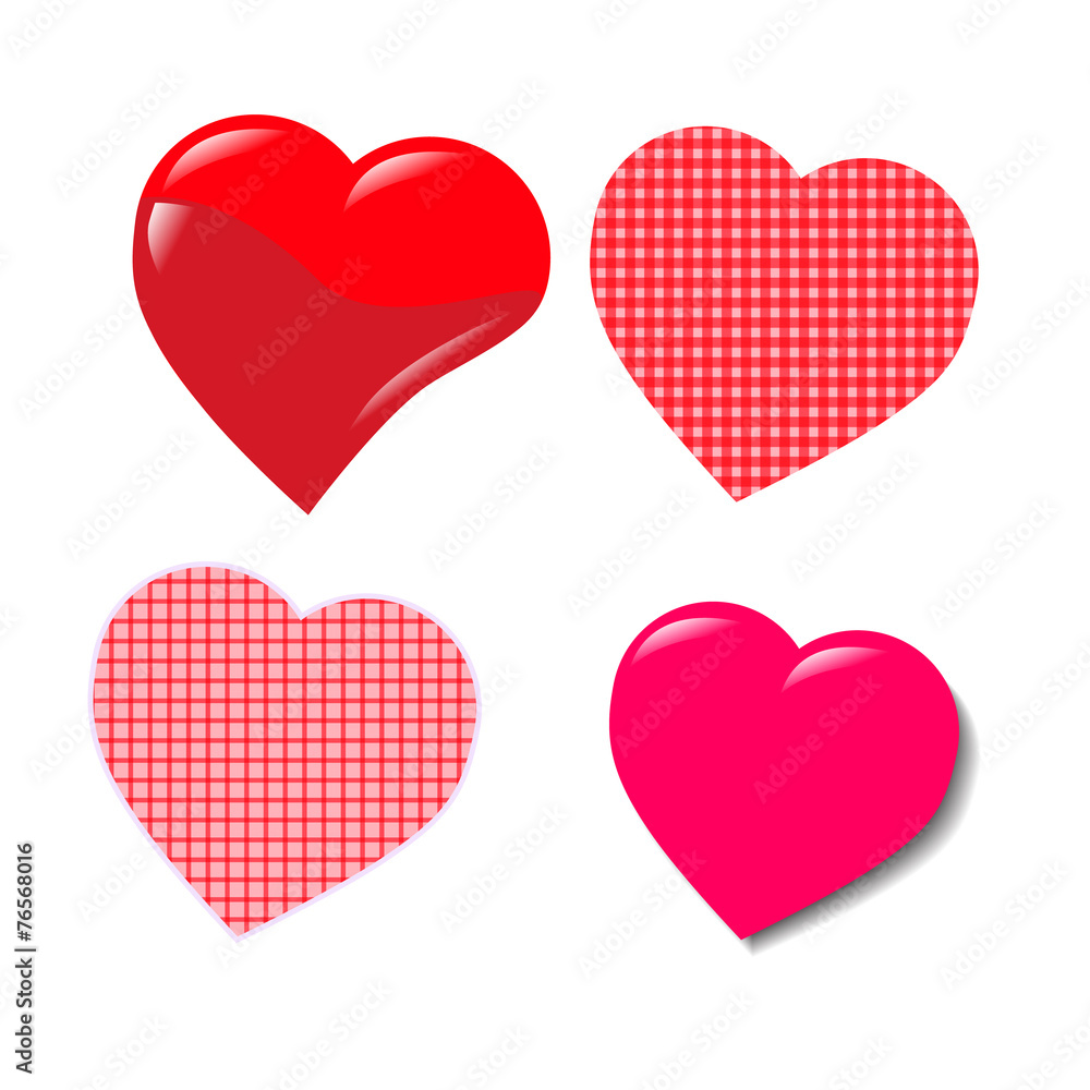 Red heart valentine