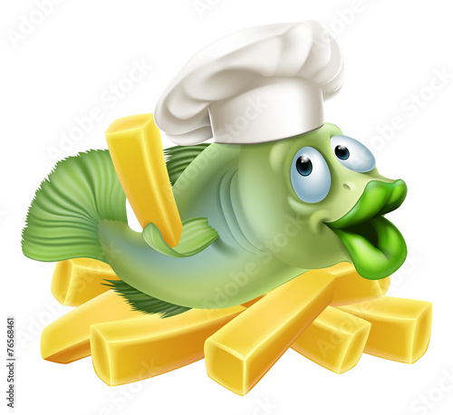Fish and chips chef