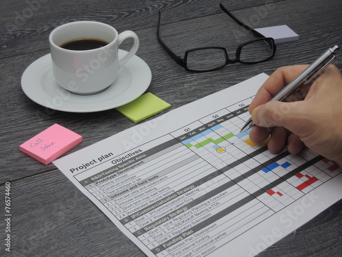 Updating the project plan