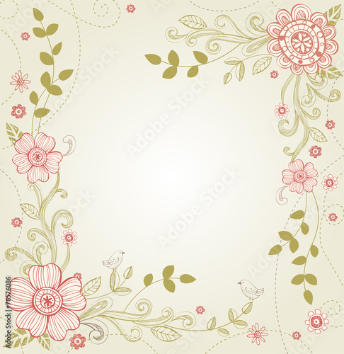 Greeting card for wedding or valentine day