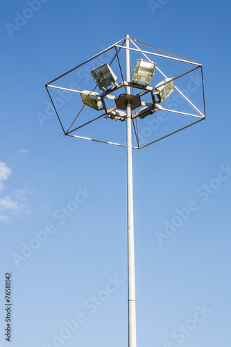 Hexagonal street lamp