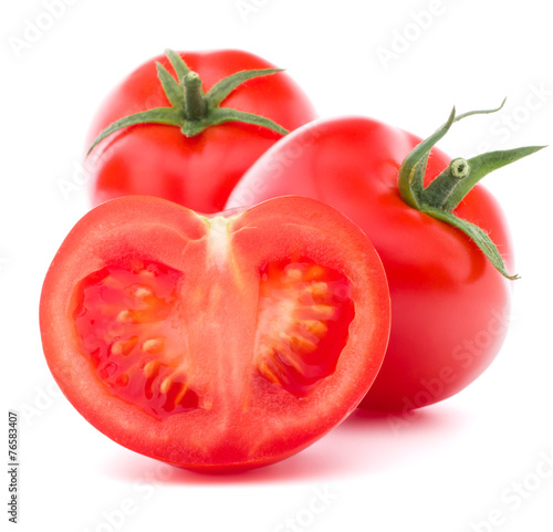 Wallpaper Mural Tomato vegetable isolated on white background cutout Torontodigital.ca