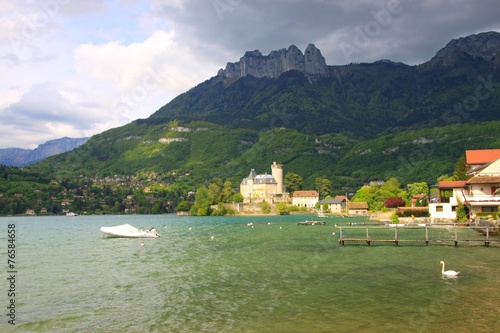 Le lac d'Annecy, Duingt photo