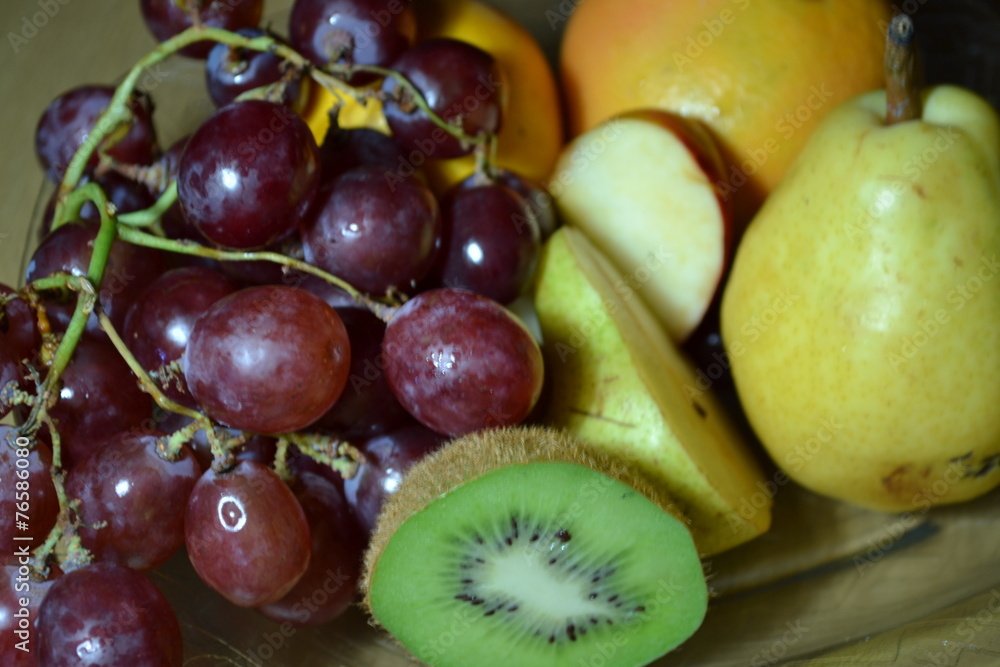 Naklejka martwa natura z owocami
