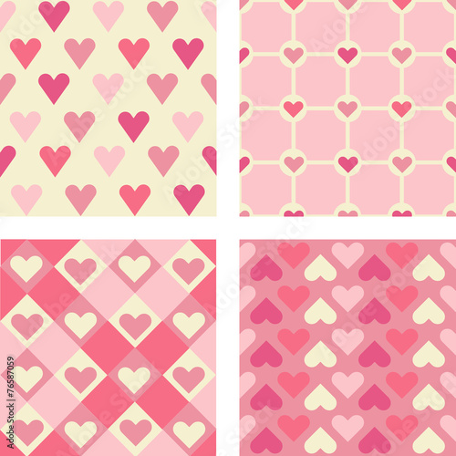 Heart pattern set