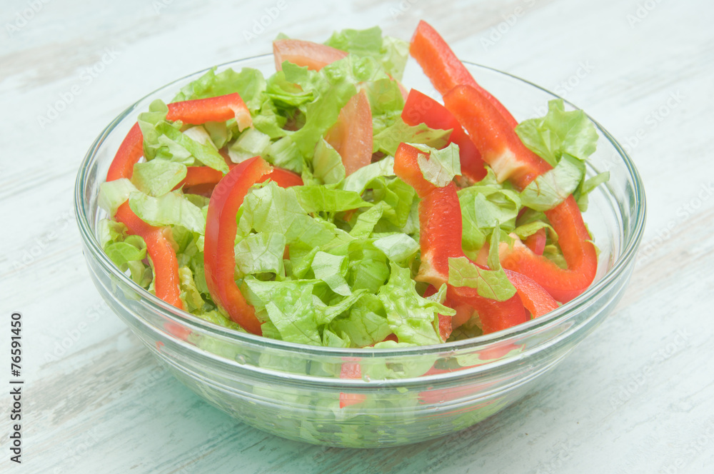 Meatless vegetable salad