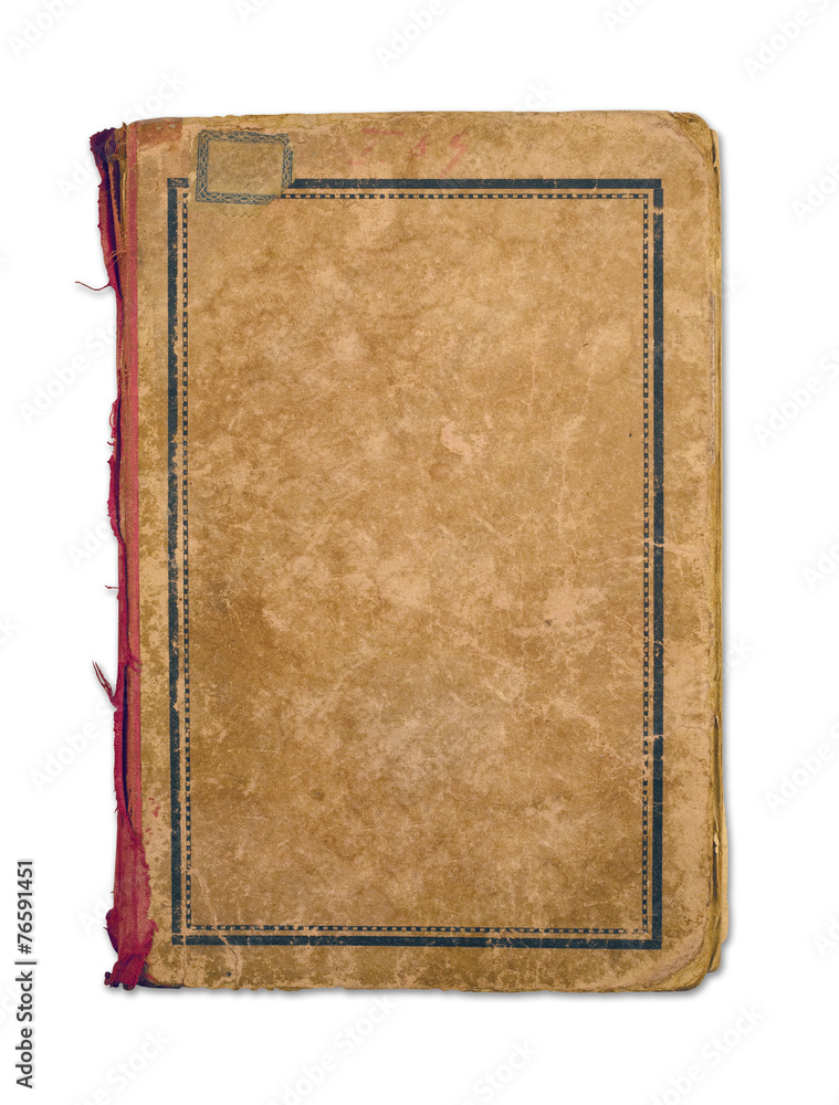 Old book cover