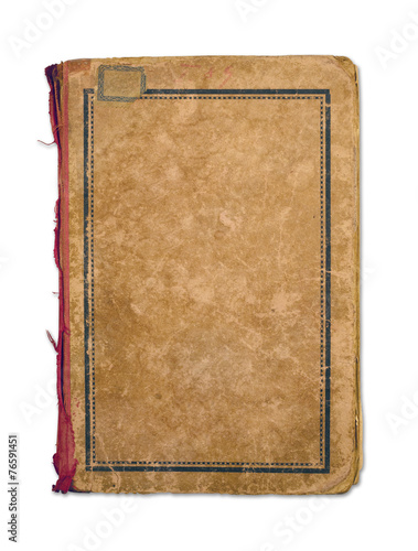 Old book cover