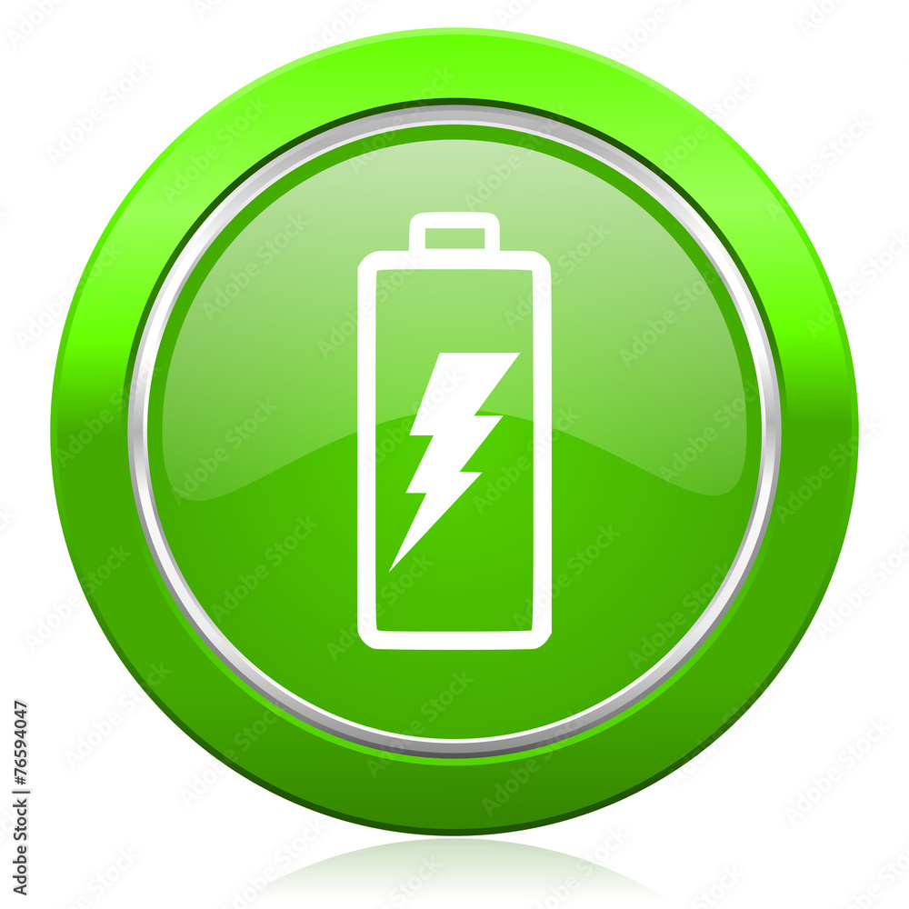 battery icon power sign battery icon power sign