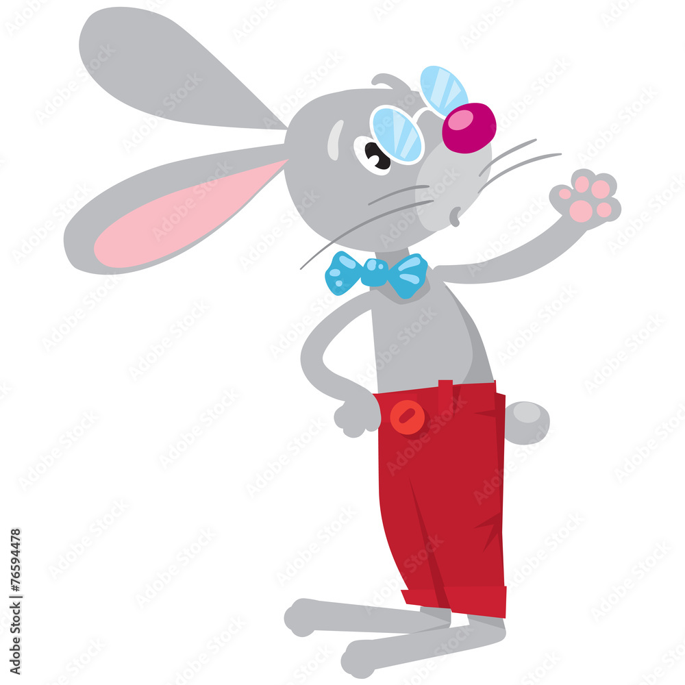 Obraz premium Funny rabbit