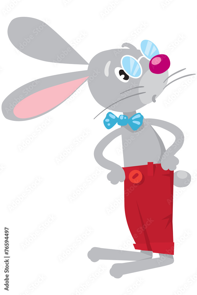 Obraz premium Funny rabbit