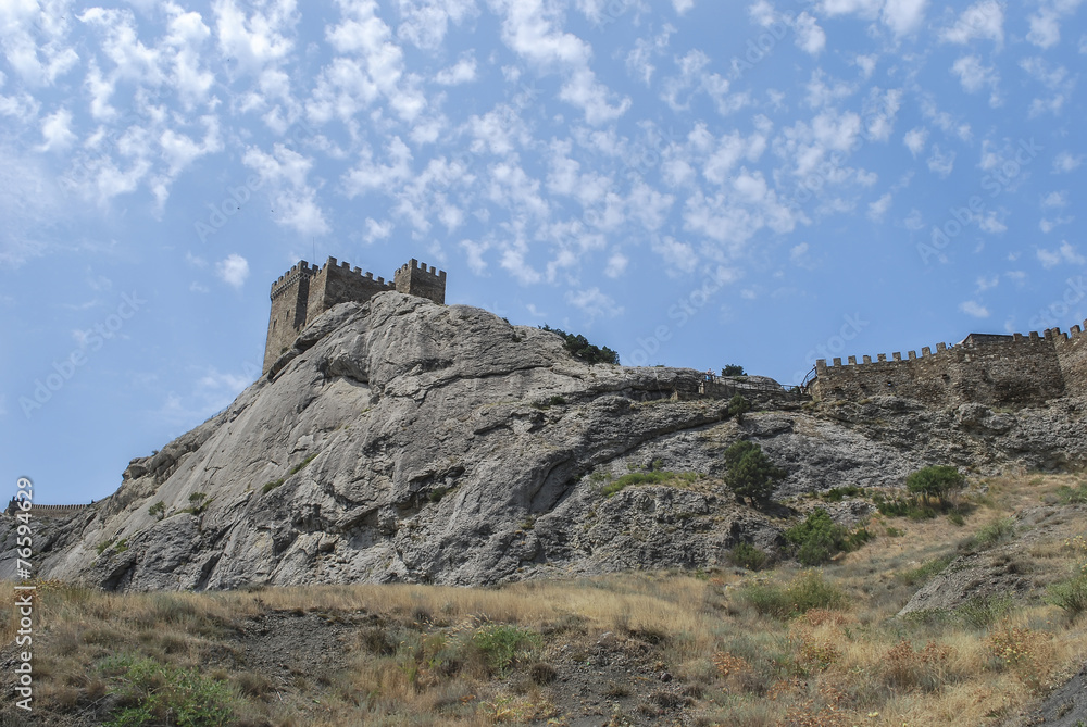 Genoese fortress. Crimea. Sudak Genoese fortress. Crimea. Sudak