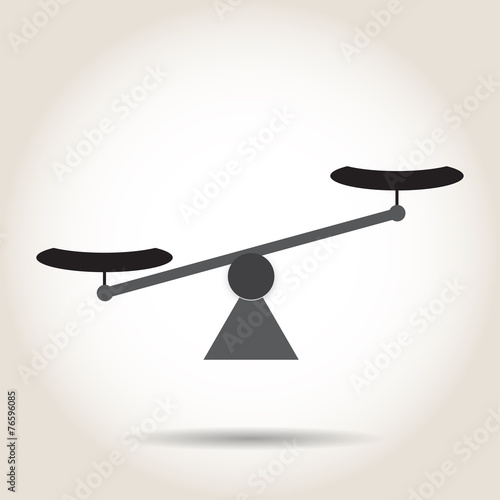 Icon weights on gray background