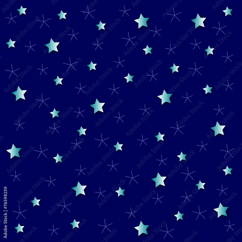 shiny stars on blue background shiny stars on blue background