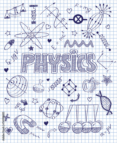 handwritten Physics set