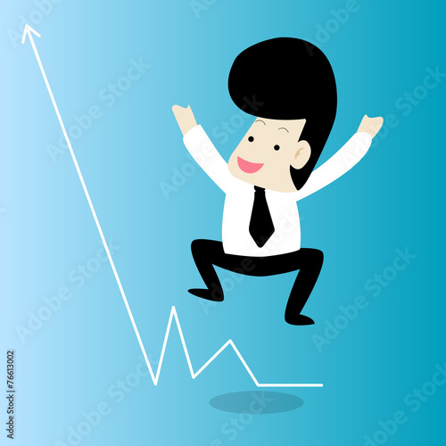 Happy businessman