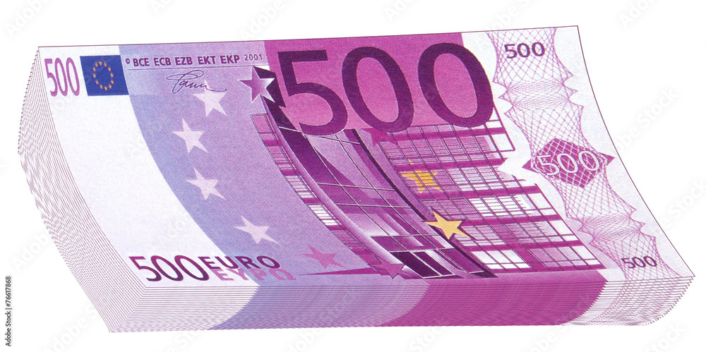 Liasse De Billets De 500 Euros Stock Photo 