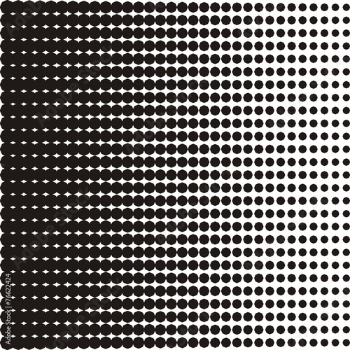 Black halftone texture