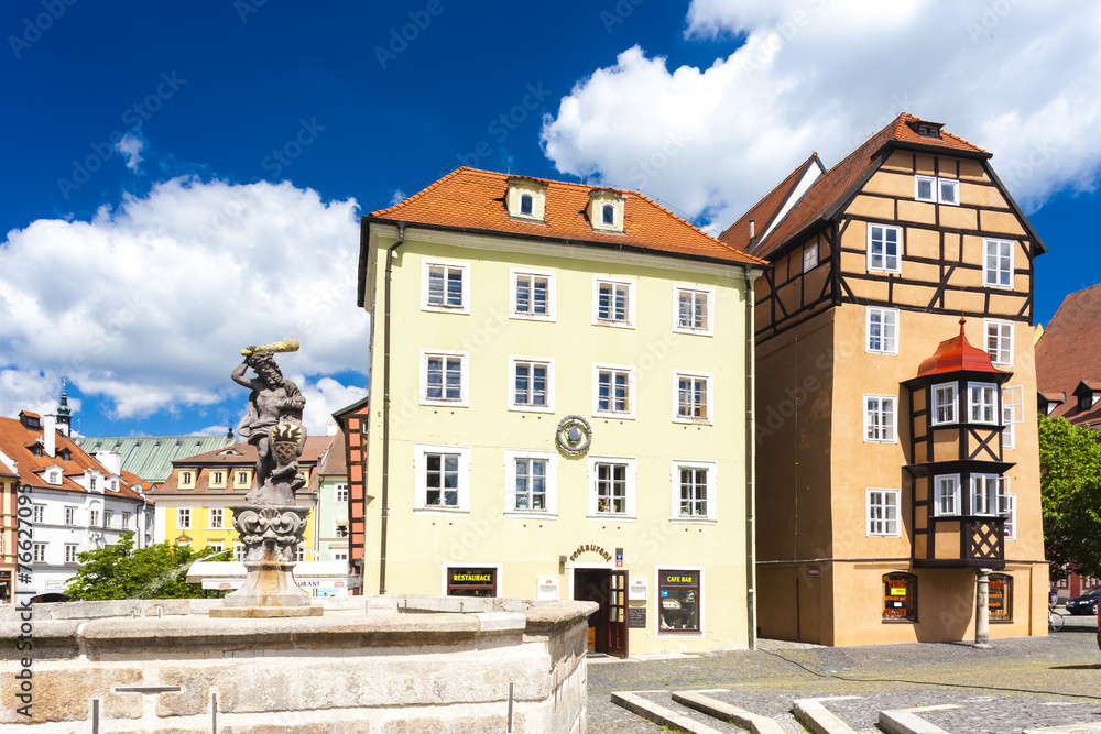 complex of medieval houses called Spalicek, Cheb, Czech Republic complex of medieval houses called Spalicek, Cheb, Czech Republic