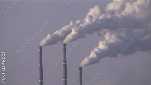 The smoking pipes of termal power station