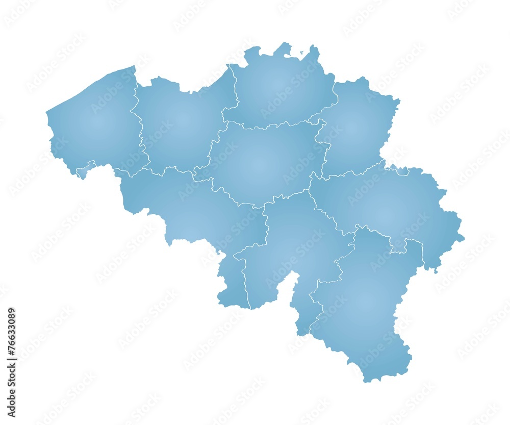 Map of Belgia