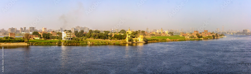 Gezirit el-Dahab or Gold Island in the Nile - Cairo, Egypt