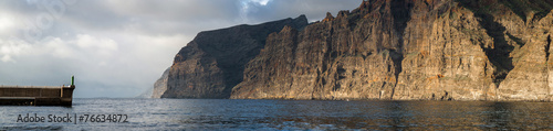 Cuadro en lienzo Cliffs of Los Gigantes. Tenerife, Canary Island