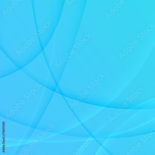 soft light blue transparent swoosh waves abstract background