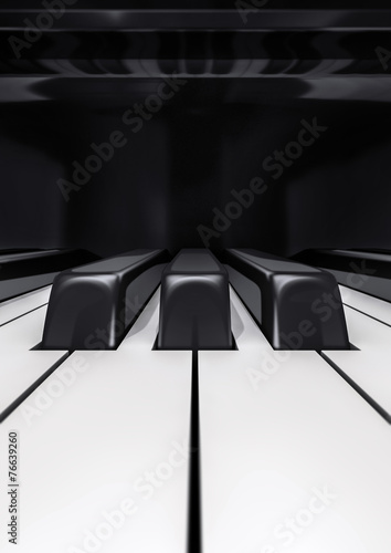 Photography Piano keys closeup