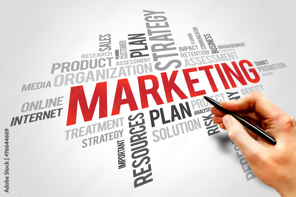MARKETING word cloud, business concept MARKETING word cloud, business concept