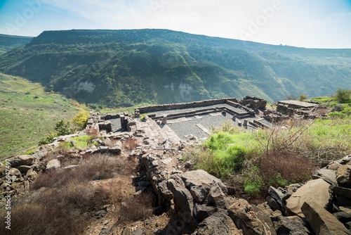 Slika na platnu Ancient synagogue in Gamla