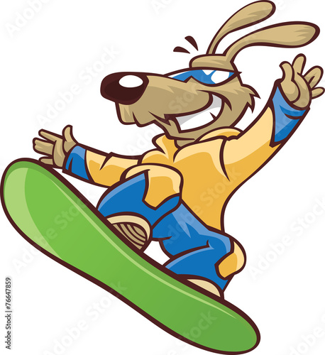dog snowboarder2