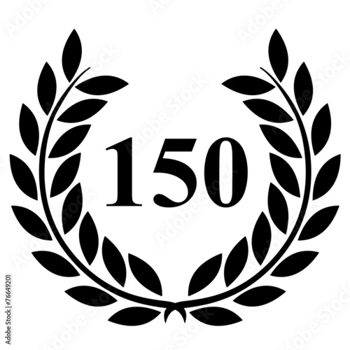 Lauriers 150 sur fond blanc