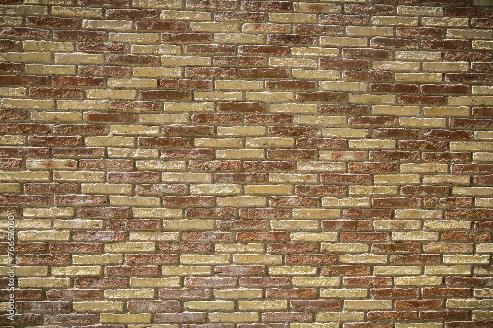 red and yellow brick wall with pattern red and yellow brick wall with pattern