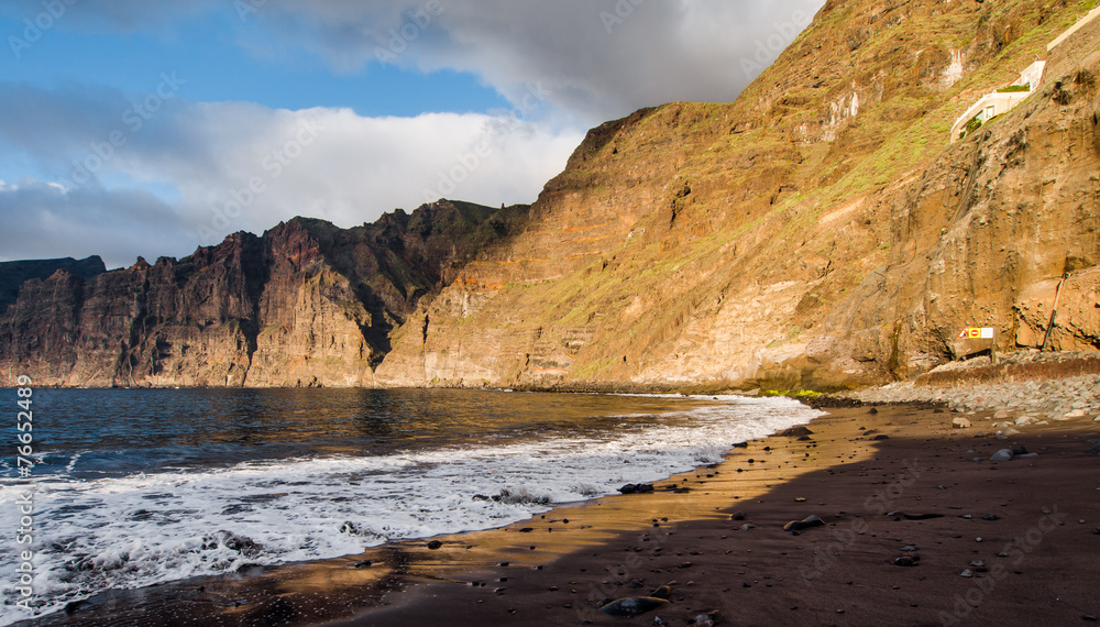 Cliffs of Los Gigantes. Canary Island, Tenerife. Spain