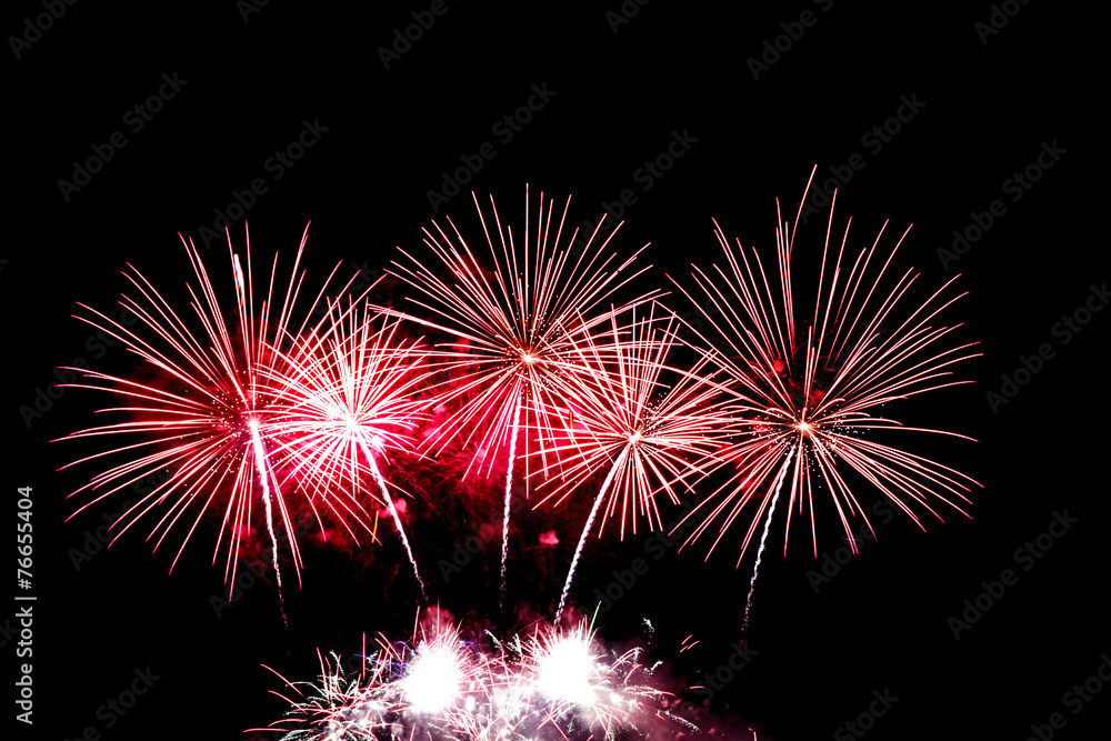 Fireworks on New Year's Eve Fireworks on New Year's Eve
