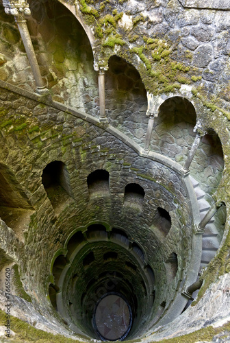 The Initiation well of Quinta da Regaleira in Sintra photo