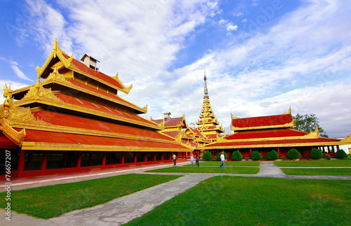 At Mandalay Palace, Mandalay Myanmar © jaturunp