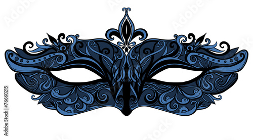 Carnival mask vector illustration isolated 