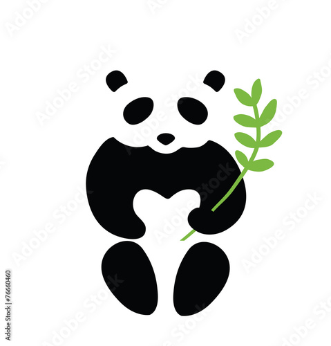 Fototapeta Naklejka Na Ścianę i Meble -  Panda symbol