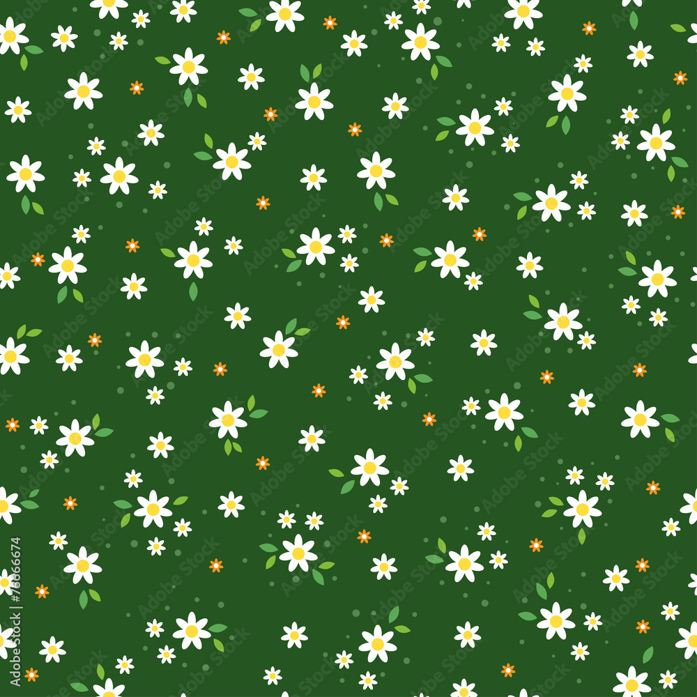 small vector flowers seamless pattern small vector flowers seamless pattern