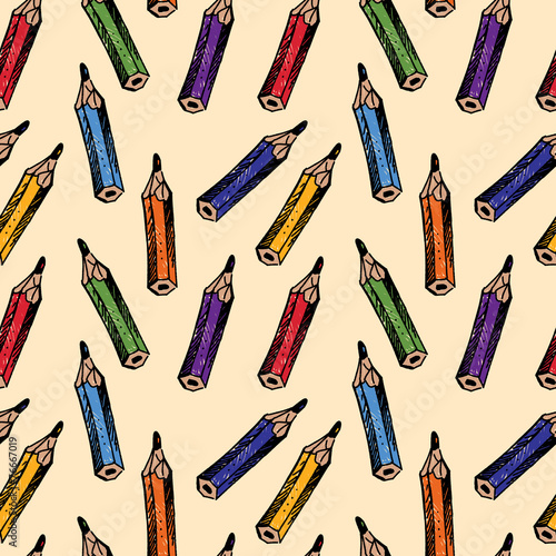 pattern of pencils