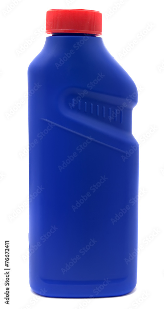 Plastic bottles from automobile oils isolated on white Plastic bottles from automobile oils isolated on white
