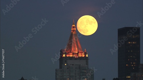Full Moon Manhattan Island