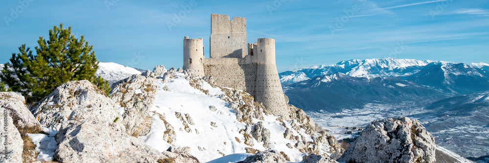 Rocca Calascio fortress, Abruzzo, Italy