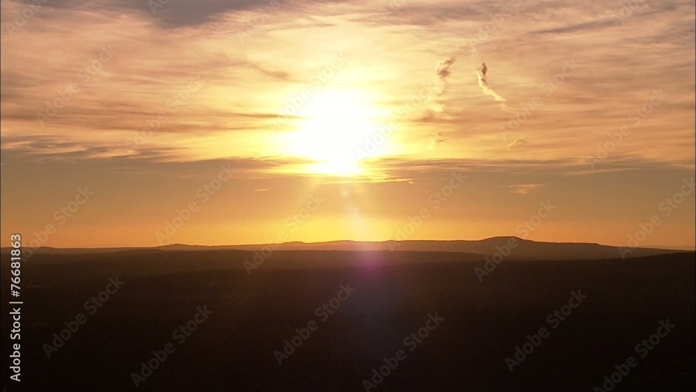 Sunset Arizona Forest Mountains Sunset Arizona Forest Mountains