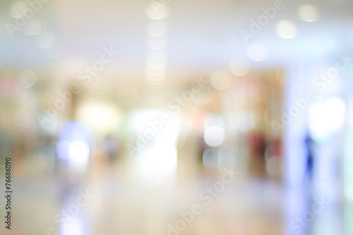 Blur store with bokeh background