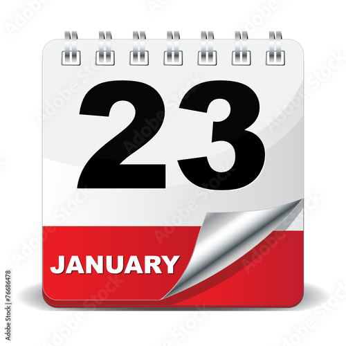 23 JANUARY ICON