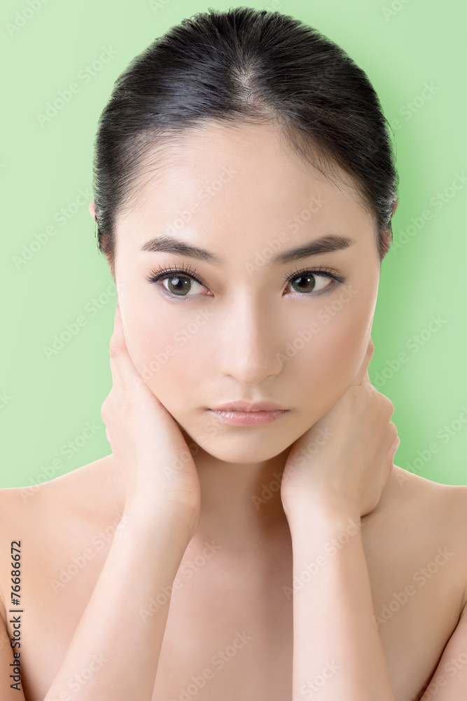 Asian beauty face Asian beauty face