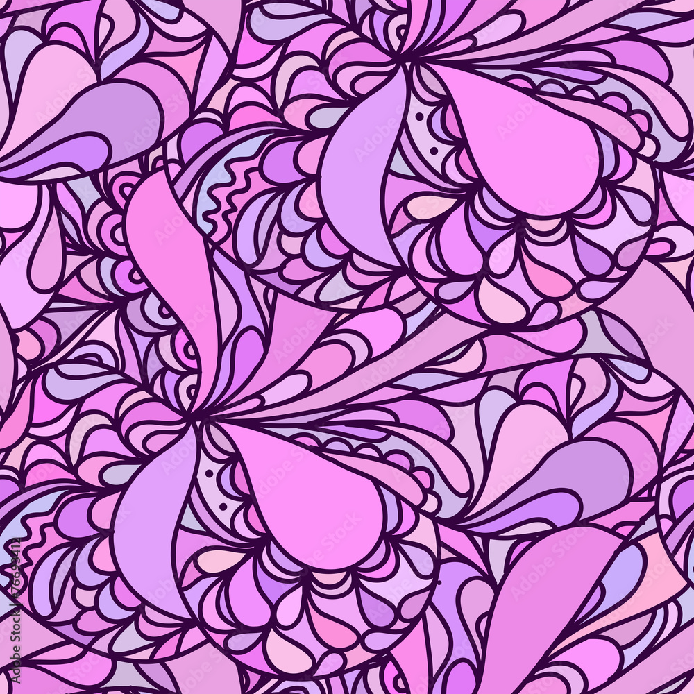 Abstract seamless doodle pattern Abstract seamless doodle pattern